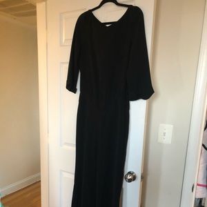 Diane Von Furstenberg Black Crepe Jumpsuit